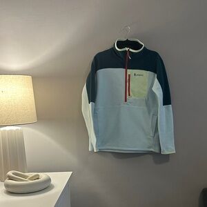 Cotopaxi Fleece Pullover with Red Zipper